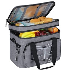 MIGLU - Bolso Cooler 27 Litros 30 Latas Multi Compartimientos