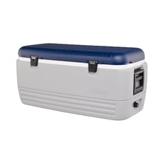 IGLOO - Cooler Nevera Hielera MaxCold Gris 113 Litros Azul