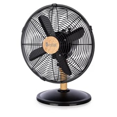 KENDAL - Ventilador De Mesa Silencioso Kzf-1214d Metal Madera