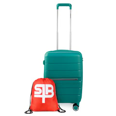 SWISS BAG - Maleta cabina Xpos verde + morral de regalo - Verde