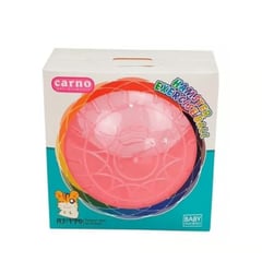 GENERICO - Bola Para Hamster Plastica 14,5 Cm Rosa