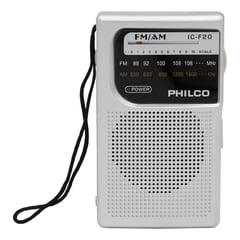 PHILCO - Radio A Pilas Icf-20 Fmam Portable De Bolsillo