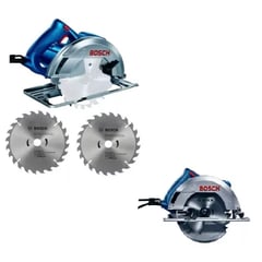 BOSCH - Sierra Circular 7 1/4 Modelo Gks 150 1500w + 2 Disco electrica