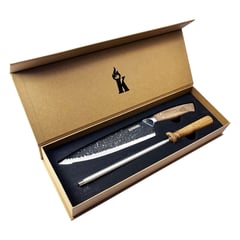 KANGKAWE - Set Parrillero Cuchillo Curacaví + Astil