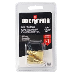 UBERMANN - Set de acoples 1/4" 2 unidades