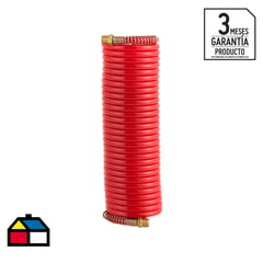 UBERMANN - Manguera de aire espiral 1/4" 7,5 m