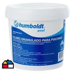 HUMBOLDT - Cloro granulado para piscinas 1 kg frasco