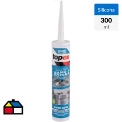 TOPEX - Silicona con fungicida para baño y cocina 300 ml