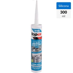 TOPEX - Silicona con fungicida para baño y cocina 300 ml