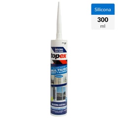 TOPEX - Silicona Multiuso 280 ml Trasparente