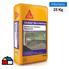 SIKA - Saco 25 kg Sikalisto Mix A Multiuso mortero de sellado y nivelación