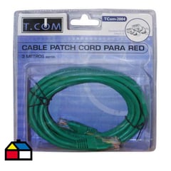 MACROTEL - Cable patch red 3 metros RJ-45