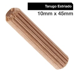 PRACTICOS - Tarugo estriado 45 x 10 mm. 50 unidades