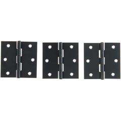 FERROMIR - Pack de 3 bisagras 3 1/2x3 1/2" 3 unidades negro