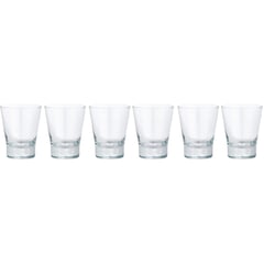 JUST HOME COLLECTION - Set Vasos de Vidrio 6 Unidades