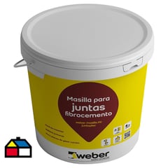 WEBER - 6 kilos Masilla para junturas de fibrocemento en pasta.