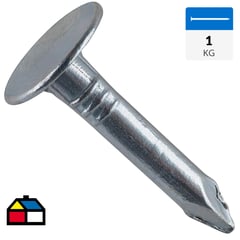 FIXSER - Clavo para teja asfáltica 3/4" 1 kg