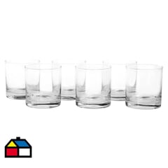 CRISTAR - Set Vasos de Vidrio 6 Unidades