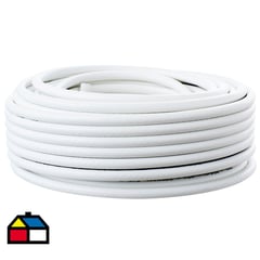 ROIMEX - Cable coaxial RG6 20 metros blanco