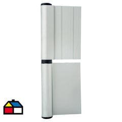 FIXSER - Bisagra de aluminio 145 mm satínado