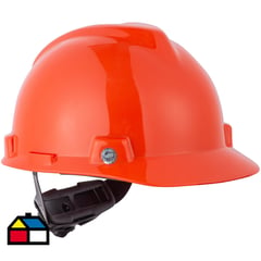 MSA - Casco de seguridad naranjo