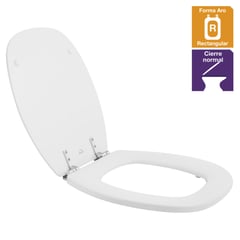 BEMIS - Asiento WC cuadrado madera blanco