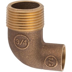 NIBSA - Codo Bronce SO/HE 1/2" x 3/4" 1u