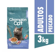 CHAMPION CAT - Para Gato Adulto Pescado 3 kg