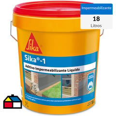 SIKA - Tineta 18 litros Aditivo impermeabilizante fraguado normal 1