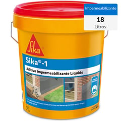 SIKA - Aditivo Impermeabilizante Líquido para Mezclas Cementicias Tineta 18 l