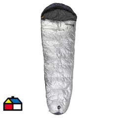 KLIMBER - Saco de Dormir Momia Plus Plateado/negro