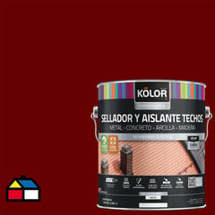 KOLOR - Sellador para techo mate 1 gl rojo