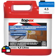 TOPEX - Bidón de 4.5L Impermeabilizante para estructuras de hormigón 1