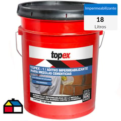 TOPEX - Tineta de 18L Impermeabilizante para estructuras de hormigón 1