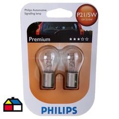 PHILIPS - Set de ampolletas para automóvil 5W 2 unidades