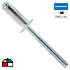 MAMUT - Remache tipo pop 3,2x8 mm 100 unidades