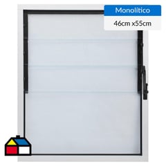 WINTEC - Ventana aluminio 46x55 cm monolítico mate corredera