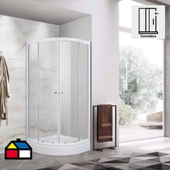 NORGLAS - Shower curvo 200x80x80cm con receptáculo