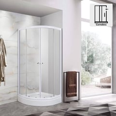 NORGLAS - Shower curvo 200x80x80cm con receptáculo