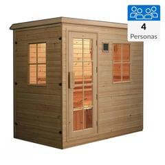 NORGLAS - Sala de sauna 200x135x206 cm