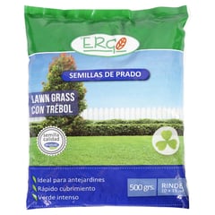 ERGO - Semilla de Pasto Lawn Grass con Trébol 500 gr Bolsa