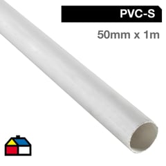 HOFFENS - Tubo PVC 50 mm 100 cm