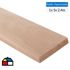 MULTIMARCA - 1 x 5 x 2,40 m Roble vaporizado precepillado