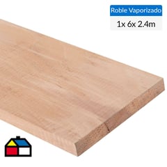 undefined - 1 x 6 x 2,40 m Roble vaporizado precepillado