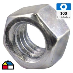 MAMUT - Tuerca Hexagonal NC G2 3/8 ZBR 100 unidades