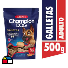 CHAMPION DOG - Snack para Perro Adulto Carne 500 gr