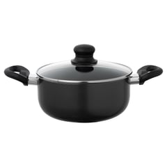 FANTUZZI - Olla de Aluminio 20 cm 2 l Negro Gourmet