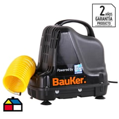 BAUKER - Compresor de Aire Portátil 1.1 HP 24 Litros 910543 0000F