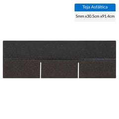 OWENS CORNING - Teja Asfáltica Gravillada 305x914 mm 3,1 m2 Classic