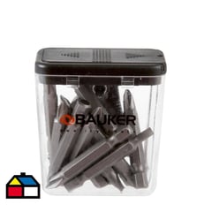 BAUKER - Set de puntas Phillips 15 unidades